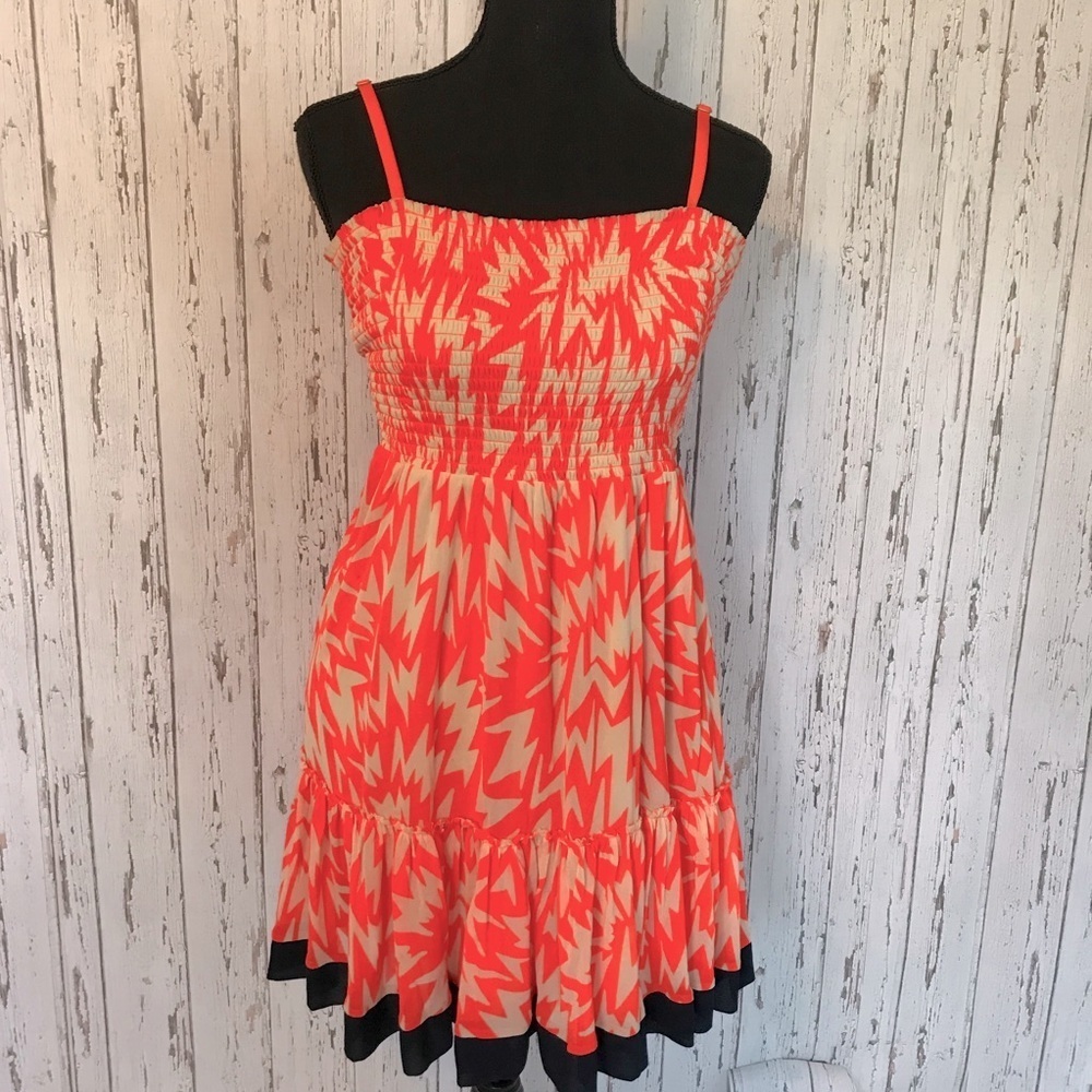 Juicy Couture Orange and Cream Dress